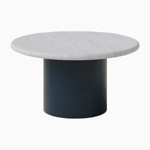 Raindrop 600 Table in White Oak and Midnight Blue by Fred Rigby Studio