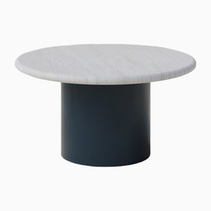 Raindrop 600 Tisch in Weißer Eiche und Mitternachtsblau von Fred Rigby Studio