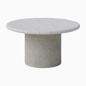 Raindrop 600 Table in White Oak and Microcrete by Fred Rigby Studio