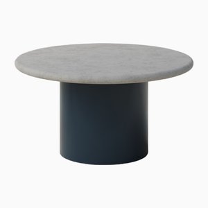 Raindrop 600 Table in Microcrete and Midnight Blue by Fred Rigby Studio