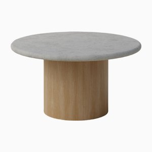 Raindrop 600 Table in Microcrete and Oak by Fred Rigby Studio