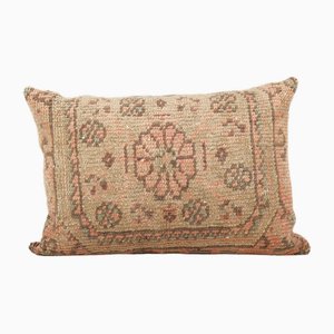 Turkish Oushak Rug Cushion Cover, 2010s