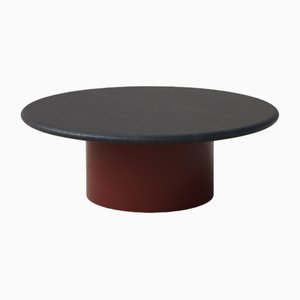 Raindrop 800 Table in Black Oak and Terracotta by Fred Rigby Studio