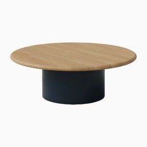 Raindrop 800 Table in Oak and Midnight Blue by Fred Rigby Studio