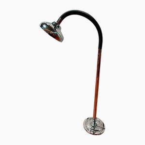 Floor Lamp with Chrome Foot from Targetti, 1970s