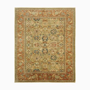 Beige Oushak Rug, 2000s