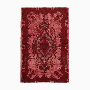Red Over Dyed Rug