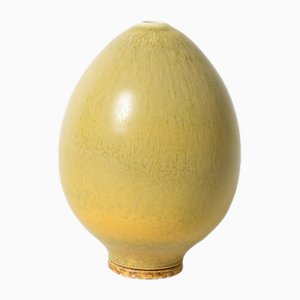 Stoneware Egg Vase by Berndt Friberg from Gustavsberg, 1974