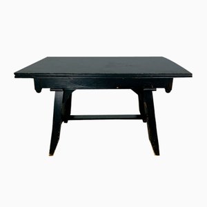 Extendable Table in Black, 1920s