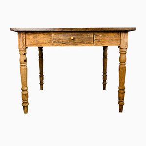 Antique Brocante Side Table in Pine, 1890s
