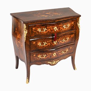 Commode Louis Revival Antique en Marqueterie, France, 1800s