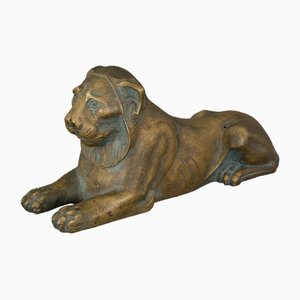 Lion En Bronze, 19ème Siècle