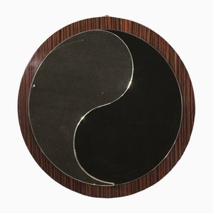 Italienischer Yin & Yang Spiegel, 1970er
