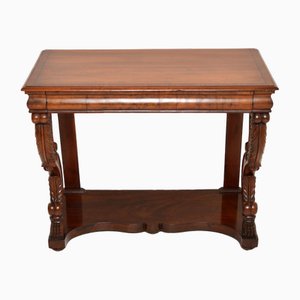 Antique Victorian Carved Console Table, 1840