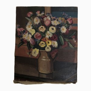 Georges Darel, Bouquet de Fleurs, 1923, Huile sur Toile