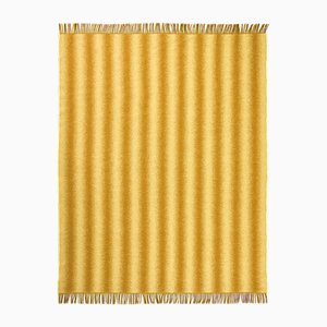 Tide Woolen Blanket in Yellow and Mustard by Schneid Studio