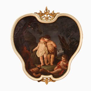 Allégorie aux angelots, 1730, huile sur toile, encadrée