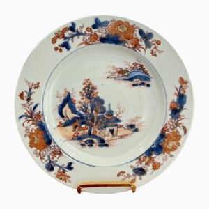 Piatto cinese del XVIII secolo, metà XVIII secolo
