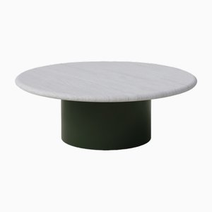 Raindrop 800 Tisch in Weißer Eiche & Moosgrün von Fred Rigby Studio