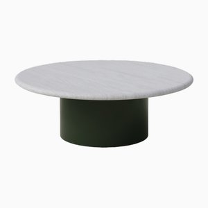 Table Raindrop 800 en Chêne Blanc et Vert Mousse par Fred Rigby Studio