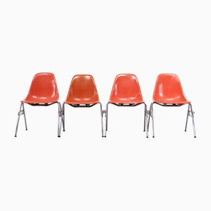 DSS Side Chairs by Charles & Ray Eames for Herman Miller, 1974, Set of 4