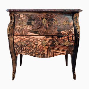 Antique French Chinoiserie Commode, 19th Century