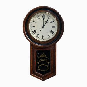 Ansonia Long Drop Regulator School Wall Clock, 1898