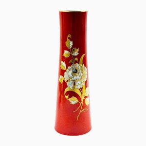 Vintage Hand Painted Porcelain Vase from Wallendorf, East Germany, 1970s