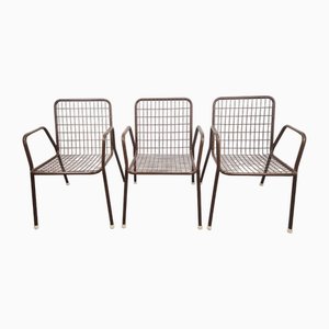 Vintage Model Rio Garden Chairs from Emu, Italy, 1960s, Set of 3