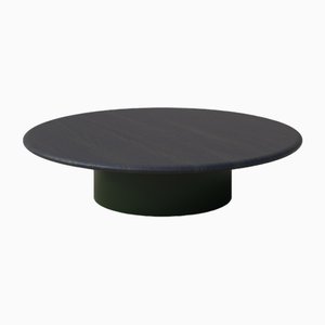 Raindrop 1000 Table in Black Oak and Moss Green by Fred Rigby Studio