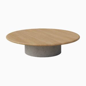 Raindrop 1000 Table in Oak and Microcrete by Fred Rigby Studio