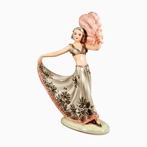 Statuetta di una ballerina Art Deco di Josef Lorenzl, anni '30