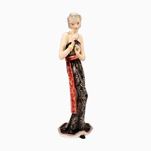 Figurine de Mode Art Déco par Claire Weiss, 1930s