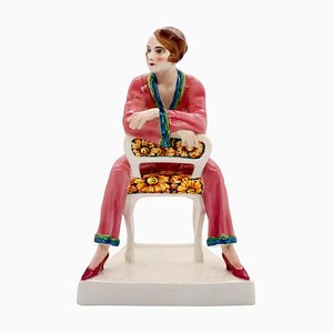 Art Deco Pyjamas Figurine by Josef Lorenzl, 1930
