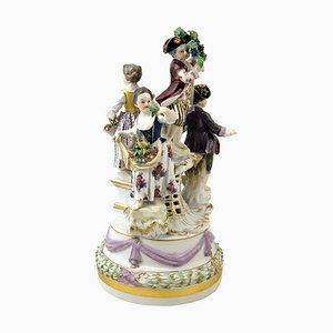 Gruppo di statuette di Kaendler per Meissen, 1870