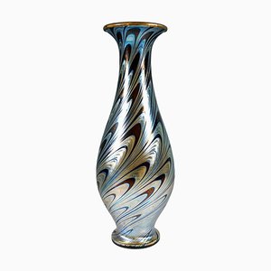 Large Art Nouveau Ruby Phenomenon Gre 7624 Vase from Loetz Glass, Austria-Hungary, 1898s