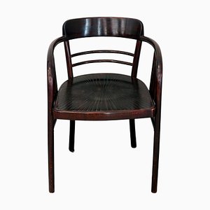 Art Nouveau Desk Chair in Stained Mahogany from Jacob & Josef Kohn, Vienna, 1900s