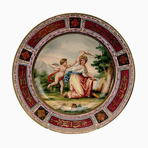 Serving Plate from Viennese Imperial Porcelain Manufactory, 1816