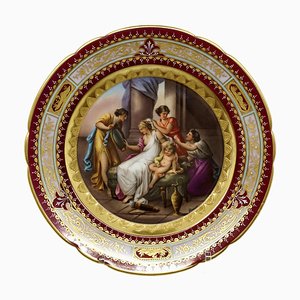 Piatto con raffigurazione Royal Vienna Splendor Adorazione di Venere, fine XIX secolo