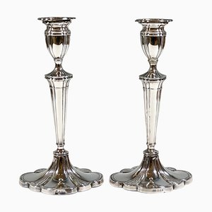 20th Century Silver 925 Candleholders, London, England, 1960s, Set of 2