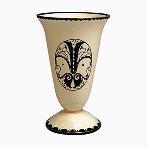 Vaso modello 290 in ceramica di Dagobert Peche per Gmunden, 1919