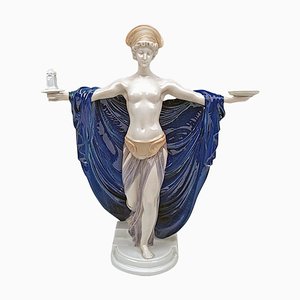 Statuetta da tempio attribuita a F. Liebermann per Rosenthal, Germania, 1914