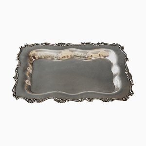 Italian Silver Serving Platter, 1870s