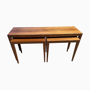 Nesting Tables attributed to Severin Hansen, 1962, Set of 3
