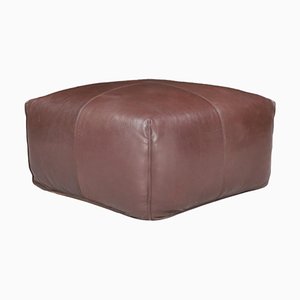The Dolls Grand Leather Pouf attributed to Mario Bellini for B&b, Italy, 1975