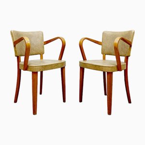 Vintage Dutch Dining Chairs Dining Room Chairs in the style of Thonet, 1950s, Set of 8