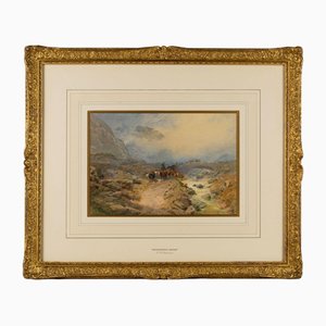 Thomas Miles Richardson Junior, Returning Home, 1851, Aquarelle, Encadré