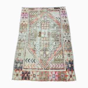 Small Vintage Hand Woven Rug