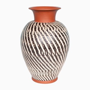 Vaso vintage astratto in ceramica di Wekara, Germania, anni '60