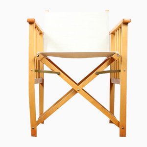 Vintage Italian Director's Folding Chair from Calligaris